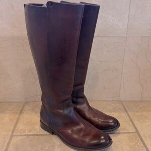 Frye tall leather riding boots women’s size 8.5 B